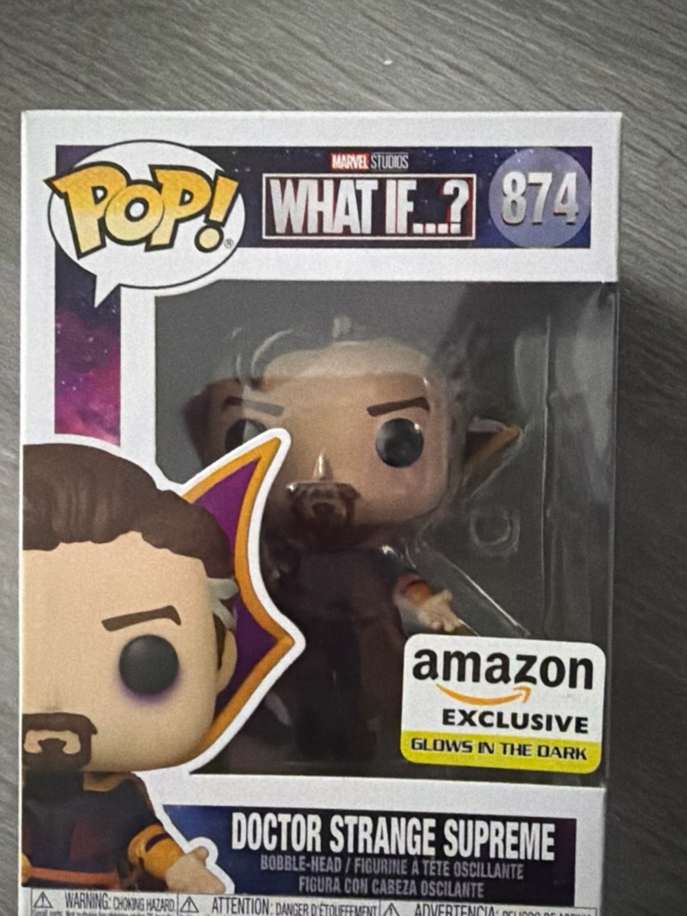 Marvel Funko Pop! Doctor Strange Supreme — Purple, Black, Gold, White